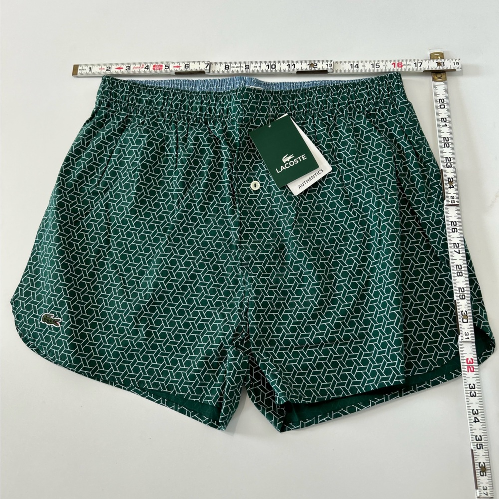 Lacoste Green Patterned Boxers